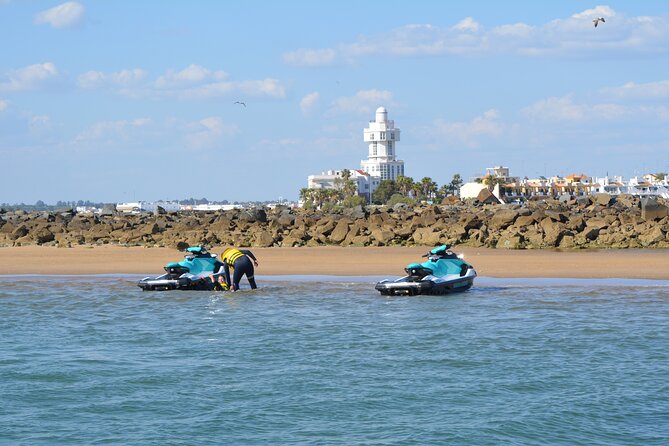 1 Hour Jet Ski Experience in Isla Canela - Beneath the bridge between Spain and Portugal