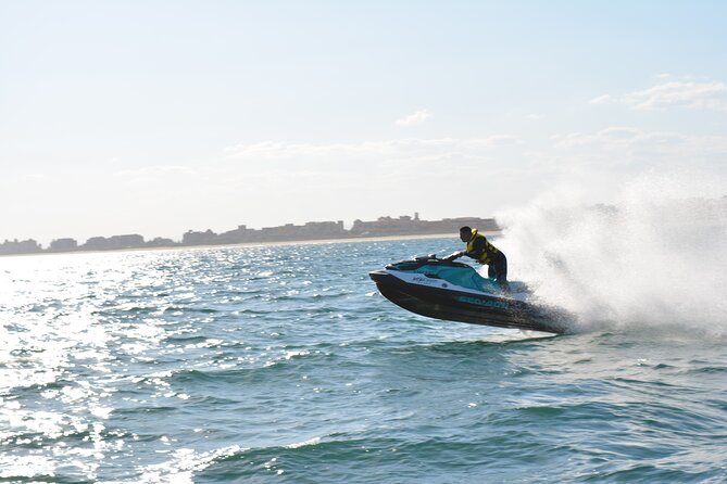 1 Hour Jet Ski Experience in Isla Canela - Open sea, swimming, and the ride back