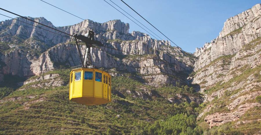 Aeri de Montserrat Cable Car Ticket - Views from the cable car