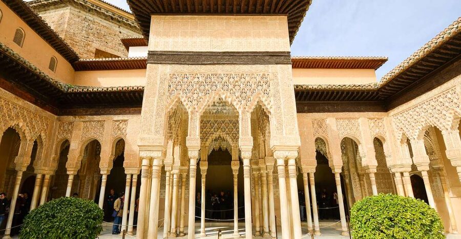 Alhambra, Nasrid Palaces, and Generalife 3-Hour Guided Tour - Generalife Gardens, water, and views over Granada