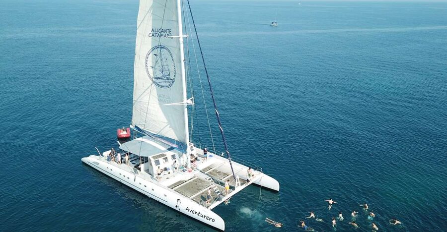 Alicante: 6-Hour Catamaran Cruise to Tabarca Island - Coastline views on the way back