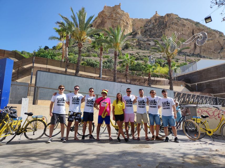 Alicante: City and Beach Bike Tour - Explanada, the port, and Santa Barbara Castle views