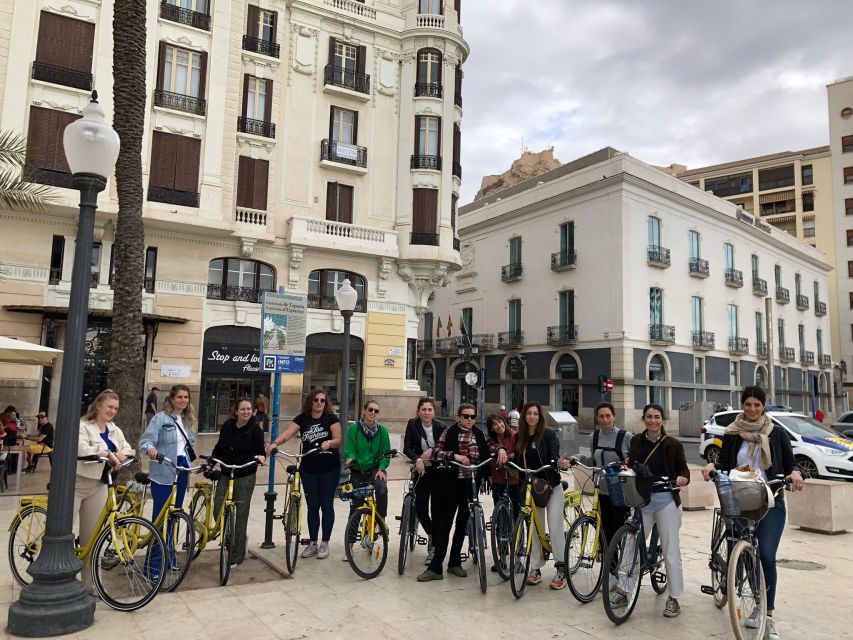 Alicante: City and Beach Bike Tour - Tastings, water, and the final drink