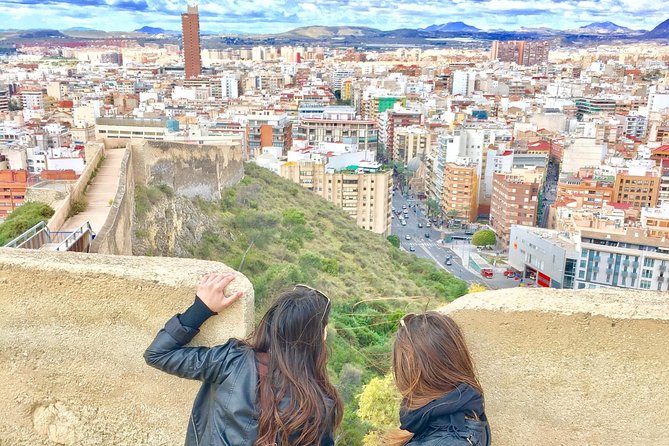 Alicante Historic Small Group Tour with Tapas Tasting - Walking down through Santa Cruz