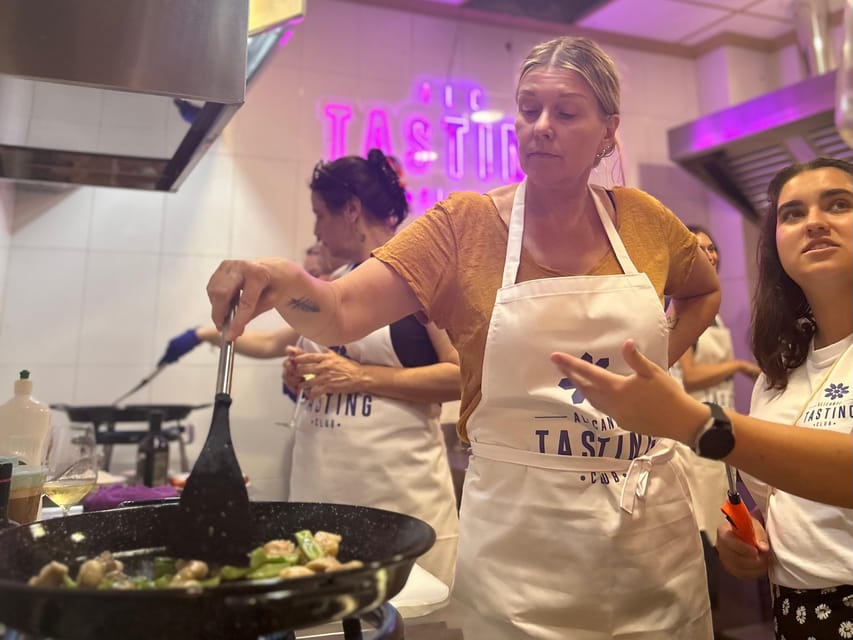 Alicante Paella Cooking Class, Tapas, Drinks and Market - The final meal is better because you made it