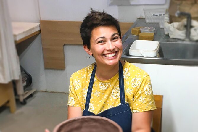 Artisan Ceramic Making Experience - Aprons, clay, and the first feel of the material
