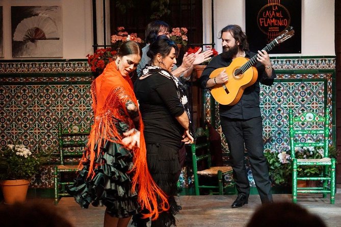 Authentic Flamenco Show with Tapas & Wine Guided Tour - Stop one: vermouth and Iberian ham at Maestro Marcelino