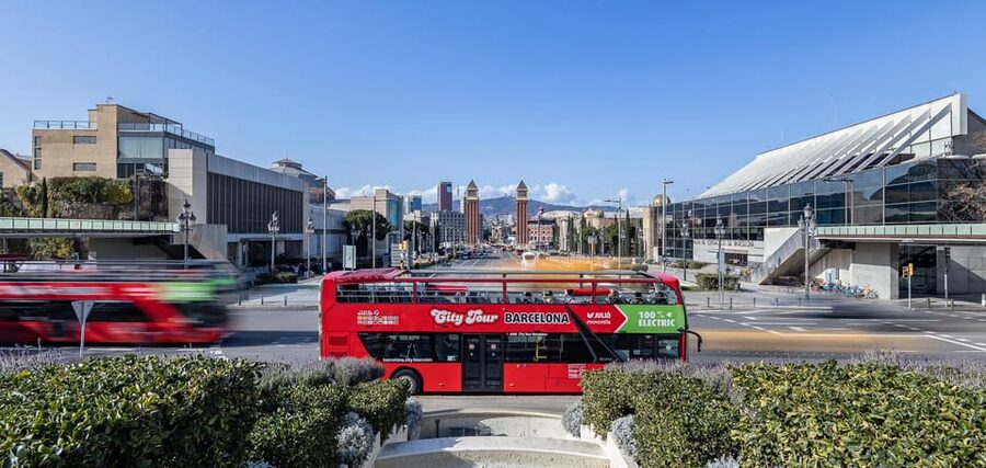Barcelona: 24 or 48-Hour Hop-On Hop-Off Bus Tour - The orange route reaches Montjuïc, football, and El Born