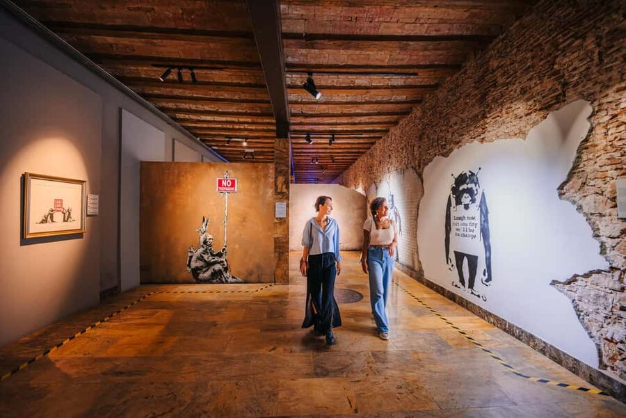 Barcelona: Banksy Museum, Permanent Exhibition Ticket - Multimedia, Wall Text, and the Flow of the Visit