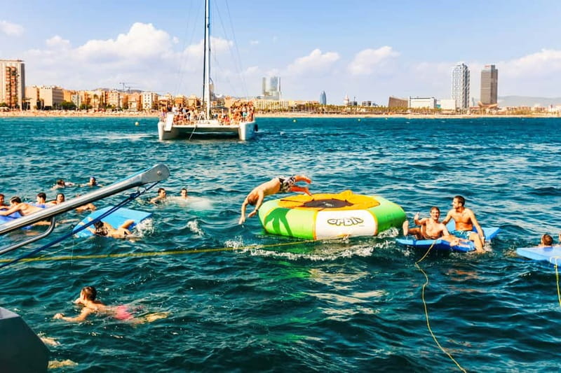 Barcelona: Catamaran Party Cruise with BBQ Meal - Choosing the right departure time