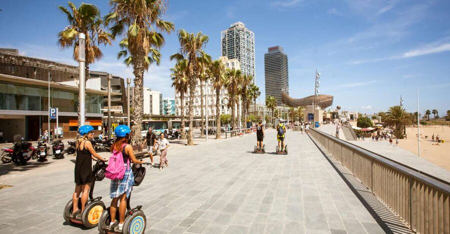 Barcelona: City Highlights Guided Segway Tour - Roman walls and the romantic lanes of Ciutat Vella