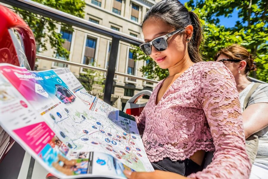 Barcelona: City Sightseeing Hop-On Hop-Off Bus Tour - Blue Route: Gaudí, Park Güell, and the western districts
