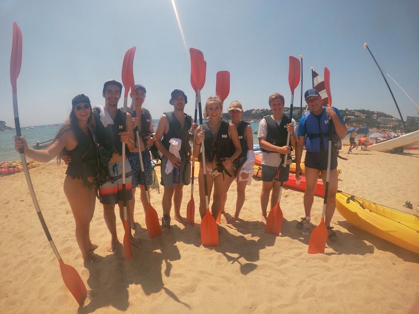 Barcelona: Costa Brava Kayak and Snorkel Tour with Lunch - From Arc de Triomf to S’Agaró