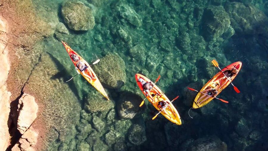 Barcelona: Costa Brava Kayak, Snorkel & Cliff Jump & Lunch - Snorkeling: pleasant, but keep expectations realistic