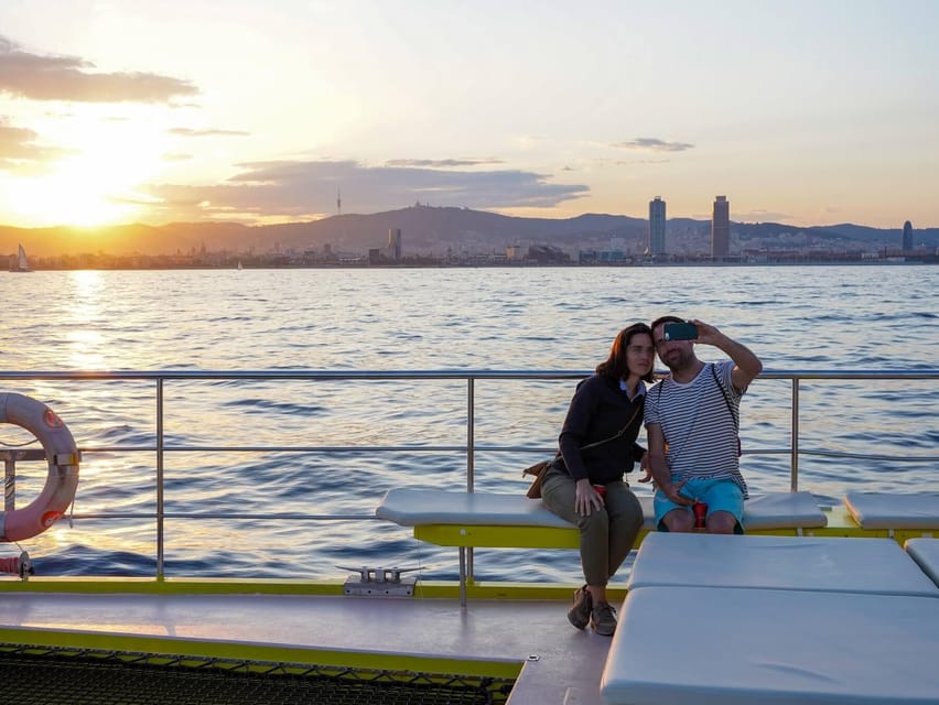 Barcelona: Daytime or Sunset Catamaran Cruise with Music - Weather, timing, and practical details