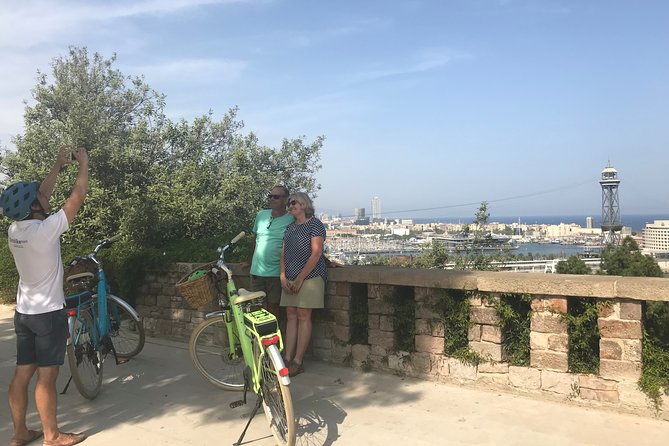 Barcelona E-Bike Guided Tour with Montjuic Hill - Mirador del Poble-sec and the climb toward Montjuïc