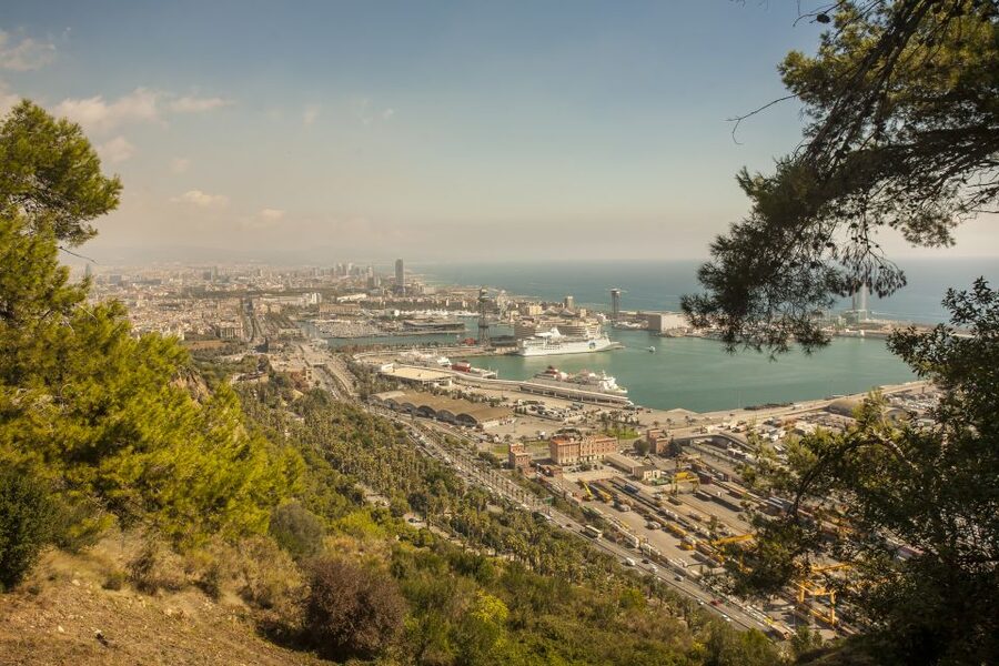 Barcelona: E-Bike Tour with Montjuic Cable Car & Boat Ride - Guides, language, and group pace