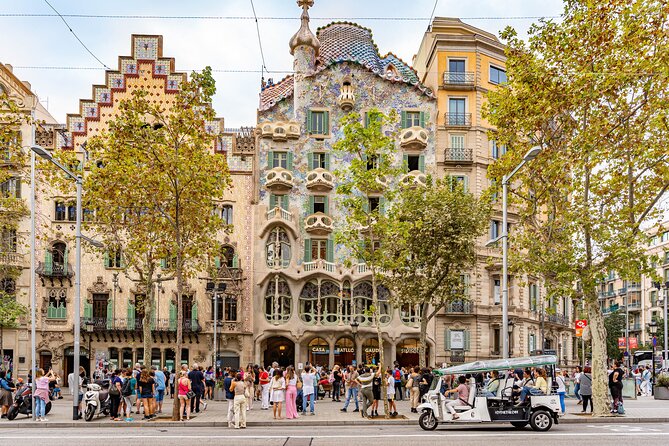 Barcelona Expert Tour with Local Guide in Eco Tuk Tuk Private - Gaudí and Catalan modernism in the Eixample