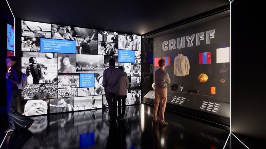 Barcelona: F.C. Barcelona Museum Immersive Guided Tour - The construction viewpoint shows Barça’s next chapter