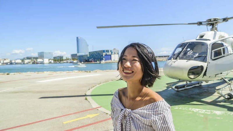 Barcelona: Helicopter Flight over Barcelona's Coastline - Key points at a glance