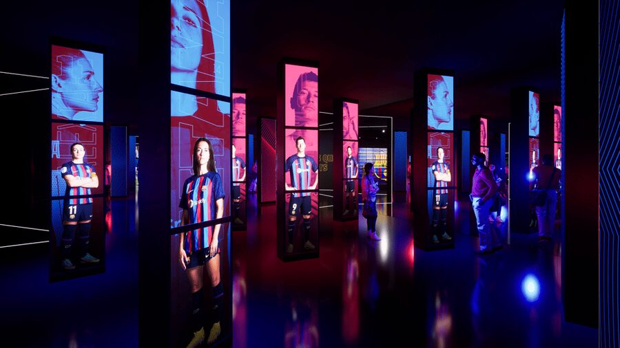 Barcelona Hop-On Hop-Off Bus and FC Barcelona Immersive Tour - The FC Barcelona Museum and the Camp Nou change