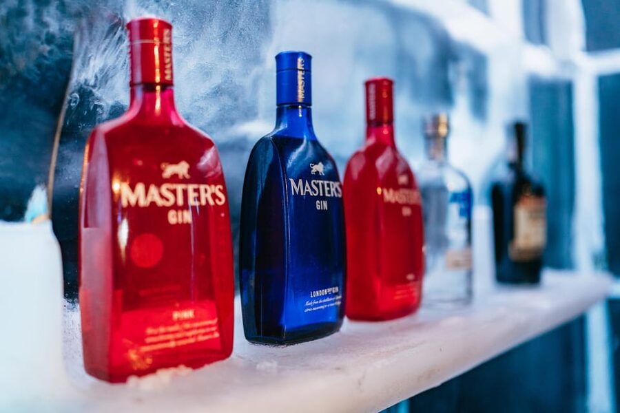 Barcelona: Icebar experience, located at the beach !! - The included drink in an ice glass