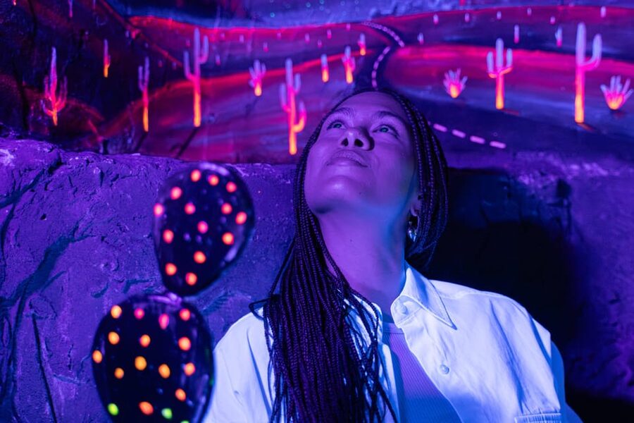 Barcelona: Interactive Art Installation by IKONO - Moving Through More Than 10 Rooms