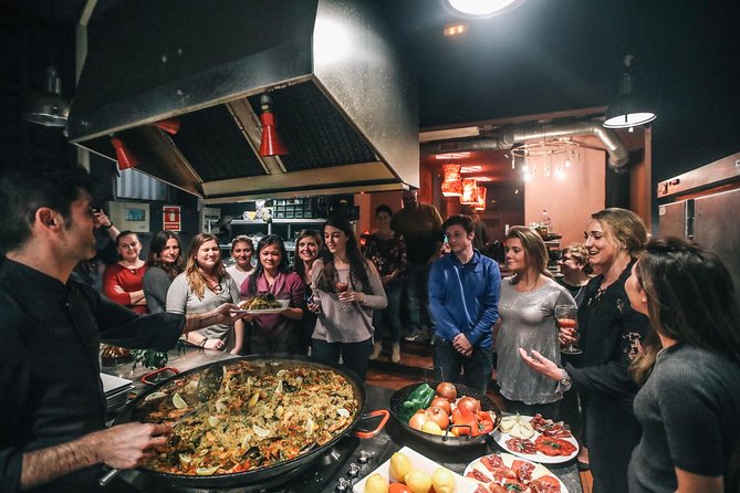 Barcelona Interactive Spanish Cooking Experience - Making seafood paella from scratch