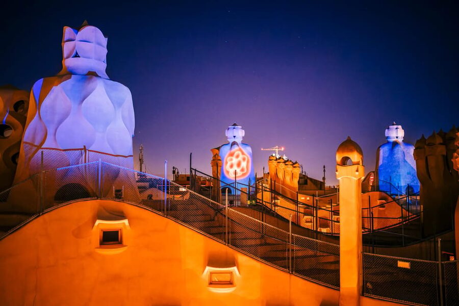 Barcelona: La Pedrera Night Experience - Key points about La Pedrera after dark