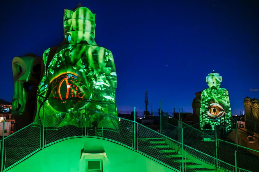Barcelona: La Pedrera Night Experience - Cava, city views, and the final few minutes