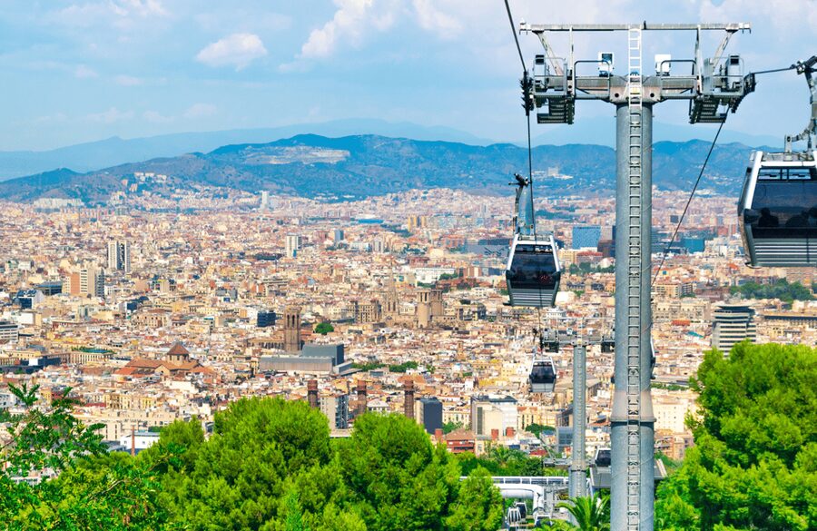 Barcelona: Montjuïc Cable Car Ticket with Audio Guide - Starting at Montjuïc, with no meeting point