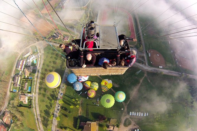 Barcelona: Montserrat Hot Air Balloon Ride with Champagne Toast - What You See From the Air