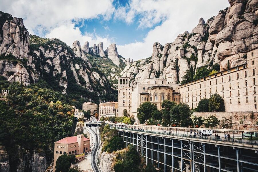 Barcelona: Montserrat Tour with Cog-Wheel & Black Madonna - The coach ride and cog-wheel train up the mountain