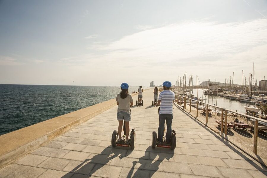 Barcelona: Old Port and Gothic Quarter Guided Segway Tour - Olympic Port and the 1992 legacy
