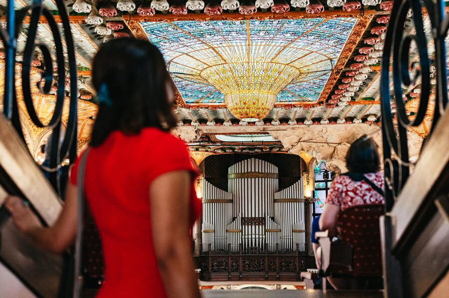 Barcelona: Palau de la Música Guided Tour - The café, restaurant, and concert option