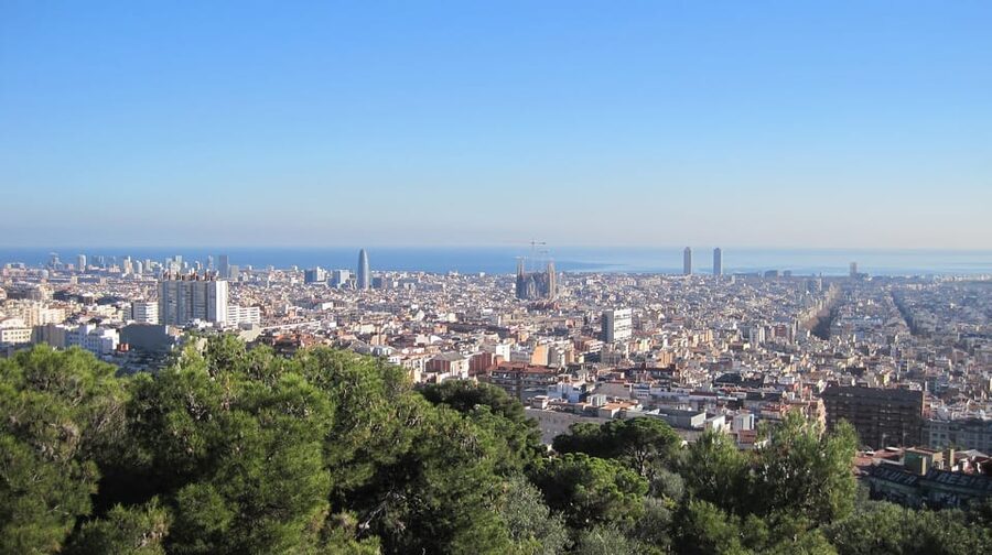 Barcelona: Park Güell Guided Tour - The 100 Columns room and the famous salamander