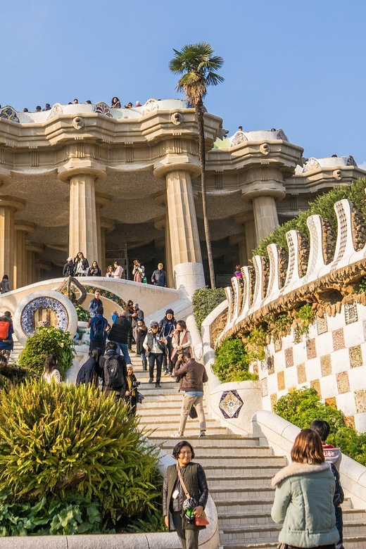 Barcelona: Park Güell Guided Tour - Crowds, walking, and access concerns