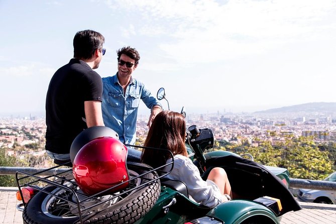 Barcelona Private Tour by Sidecar Motorcycle - Plaça d’Espanya and Montjuïc’s Olympic side