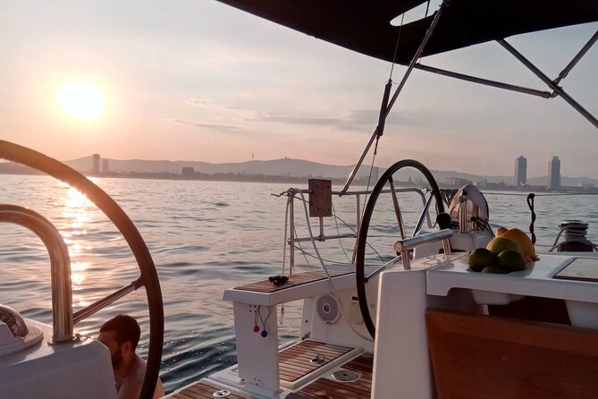 Barcelona Sensational Sunset Tour with Open Bar and Snacks - What is included: drinks, snacks, and music