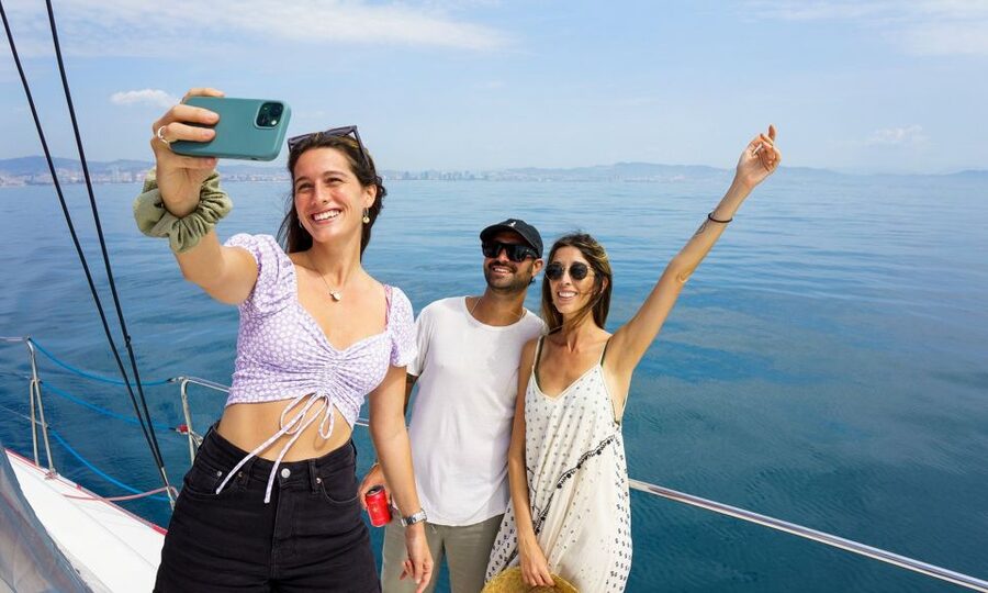 Barcelona: Sunset or Day Catamaran Cruise with Tapa & Drink - Key things to know before booking