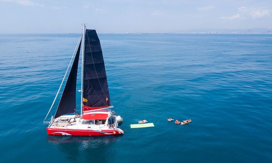 Barcelona: Sunset or Day Catamaran Cruise with Tapa & Drink - Starting beside Barceloneta at Marina Vela