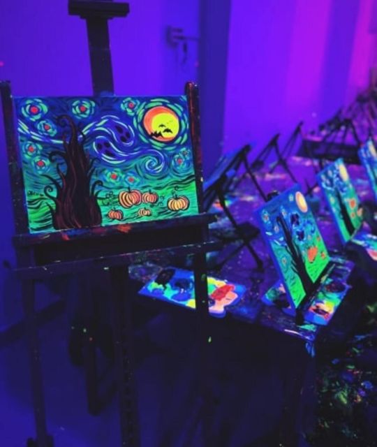Barcelona: Wine and Van Gogh Paint and Sip Painting Class - Key points at a glance