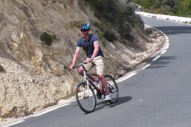 Benidorm Bike Tour with Hotel Pick up - The first five miles toward Penaguila