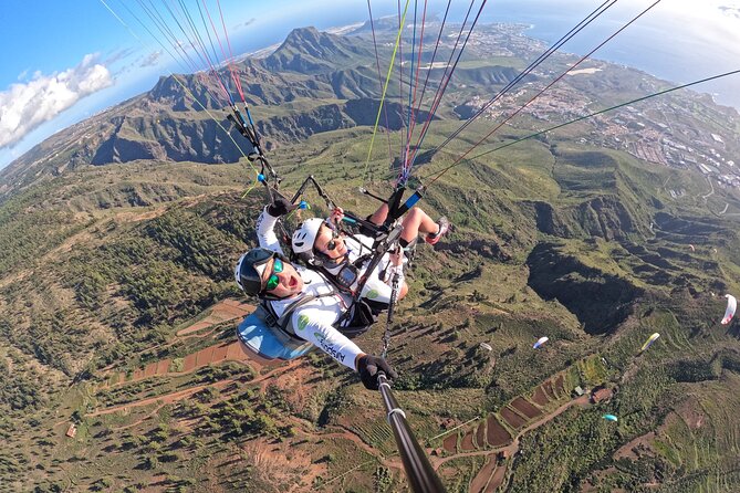 BRONZE tandem paragliding flight in South Tenerife, free pick up - Key points at a glance