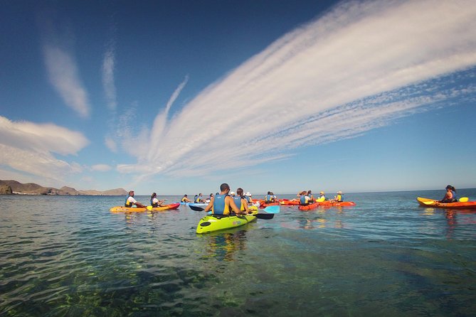 Cabo de Gata Active. Guided kayak and snorkel route through coves of the Natural Park - What the Cabo de Gata paddle is really like