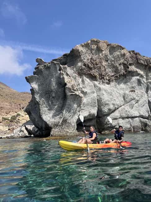 Cabo de Gata: Kayak & Snorkel Excursion in Natural Park - Paddling past cliffs, coves, and volcanic beaches