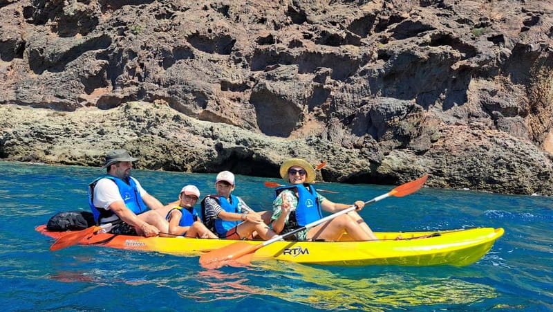 Cabo de Gata: Kayak & Snorkel Excursion in Natural Park - Returning by kayak and sharing a drink