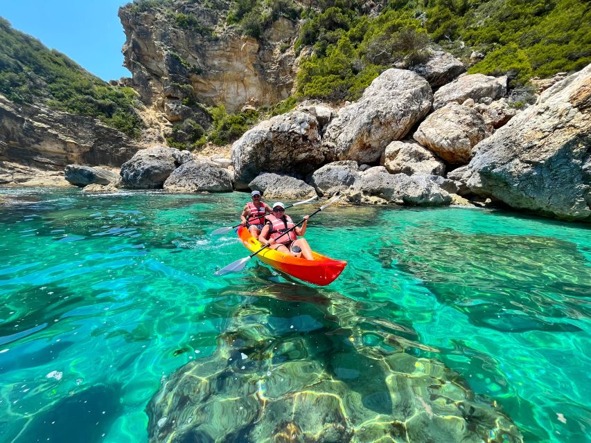 Cala Granadella: Cala en Caló Sea Cave Snorkel & Kayak Tour - Starting at Platja Granadella