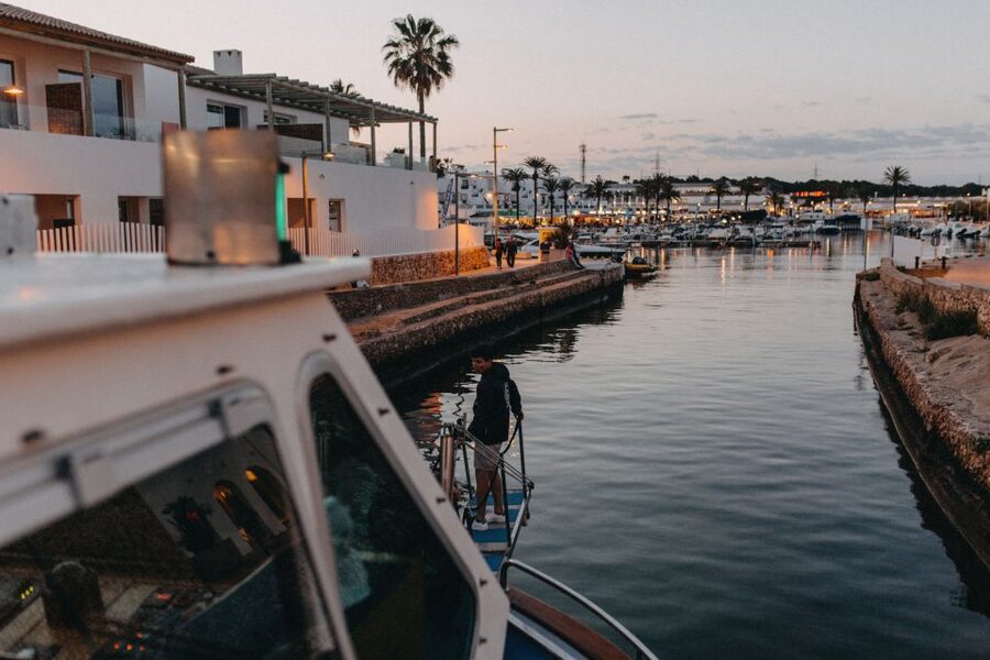 Cala'n Bosch: 2-Hour Sunset Sightseeing Tour - Setting sail from Cala’n Bosch for a two-hour view