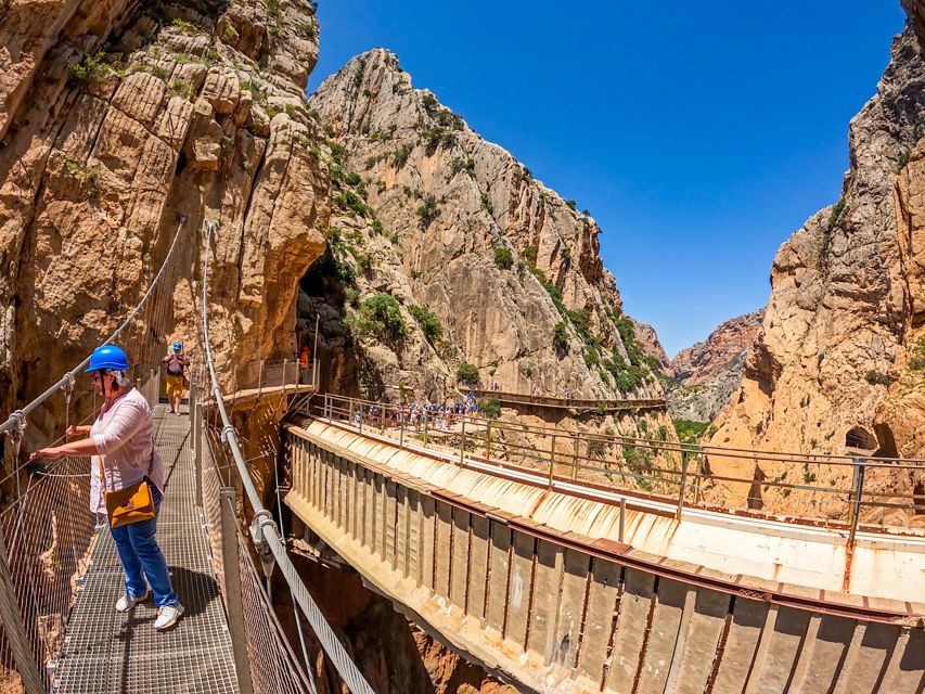 Caminito del Rey: Entry Ticket - Old railway work and the Guadalhorce River